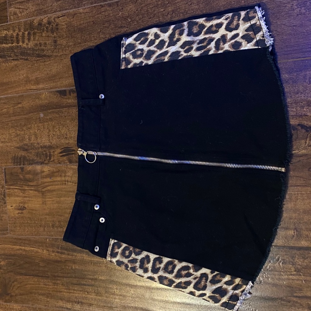 cheetah skirt